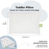 Picture of Toddler Pillow with Pillowcase - 13x18 My Little Dreamy Kids Travel Bed Pillows for Sleeping, Organic Cotton Small Pillowcase, Soft & Breathable, Machine Washable, Toddlers 2-5 Years Old (The Wild)