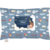 Picture of Toddler Pillow with Pillowcase - 13x18 My Little Dreamy Kids Travel Bed Pillows for Sleeping, Organic Cotton Small Pillowcase, Soft & Breathable, Machine Washable, Toddlers 2-5 Years Old (Up & Away)
