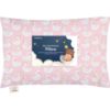 Picture of Toddler Pillow with Pillowcase - 13x18 My Little Dreamy Kids Travel Bed Pillows for Sleeping, Organic Cotton Small Pillowcase, Soft & Breathable, Machine Washable, Toddlers 2-5 Years Old (Swan Lake)