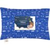 Picture of Toddler Pillow with Pillowcase - 13x18 My Little Dreamy Kids Travel Bed Pillows for Sleeping, Organic Cotton Small Pillowcase, Soft & Breathable, Machine Washable,Toddlers 2-5 Years Old(Off to Space)