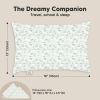 Picture of Toddler Pillow with Pillowcase - 13x18 My Little Dreamy Kids Travel Bed Pillows for Sleeping, Organic Cotton Small Pillowcase, Soft & Breathable, Machine Washable, Toddlers 2-5 Years Old (DinoBloom)