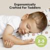 Picture of Toddler Pillow with Pillowcase - 13x18 My Little Dreamy Kids Travel Bed Pillows for Sleeping, Organic Cotton Small Pillowcase, Soft & Breathable, Machine Washable, Toddlers 2-5 Years Old (Barn)