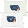 Picture of KeaBabies 2-Pack Toddler Pillow 13x18 - Soft Organic Cotton Kids Travel Bed Pillows for Sleeping, School, Nap, Machine Washable, Toddlers 2 to 5, Pillowcase Sold Separately (Herb)