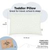 Picture of KeaBabies 2-Pack Toddler Pillow 13x18 - Soft Organic Cotton Kids Travel Bed Pillows for Sleeping, School, Nap, Machine Washable, Toddlers 2 to 5, Pillowcase Sold Separately (Herb)