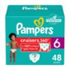 Picture of Pampers Diapers - Cruisers 360 - Size 6, 48 Count, Babyproof up to 100% Leakproof Pull-On Diaper