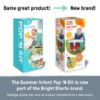 Picture of Summer by Bright Starts Pop 'N Sit Portable Booster Chair, Floor Seat, Indoor/Outdoor Use, Compact Fold, Teal, 6 Mos - 3 Yrs
