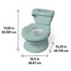 Picture of Ingenuity My Size Potty Pro in Green, Infant Potty Training Toilet, Lifelike Flushing Sound, for Ages 18 Months, Up to 50 Pounds