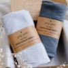 Picture of Pack and Play Sheets Fitted - Compatible with Graco Pack n Play Playard Crib and Other 27 x 39 Inch Playpen Mattress - Snuggly Soft 100% Jersey Cotton - Light + Dark Grey - 2 Pack