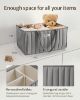 Picture of Blissful Diary Baby Diaper Caddy Organizer, Stylish Storage Basket for Newborn Essentials and Diaper Station, Gift for Baby Shower and Registry Must-Have, Light Gray