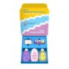 Picture of Johnson's Baby Here Comes Baby Gift Set, Baby Essentials for New Parents with Moisturizing Lotion, Bedtime Bath, Body Wash & Shampoo, Hand & Face Wipes, & Diaper Rash Cream, 5 Items