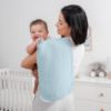 Picture of Comfy Cubs Muslin Burp Cloths Set Large 100% Cotton Hand Washcloths for Babies, Baby Essentials 6 Layers Extra Absorbent and Soft Boys & Girls Baby Bibs & Burp Cloths Set (Sky Blue, 10-Pack, 20" X10")