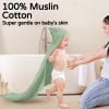 Picture of Yoofoss Hooded Baby Towels for Newborn 2 Pack 100% Muslin Cotton Baby Bath Towel with Hood for Babies, Infant, Toddler and Kids, Large 32x32Inch, Soft and Absorbent Newborn Essential