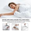 Picture of King Pillow Cases Set of 4 - Ultra Soft Hotel Quality Pillowcase Covers - Luxury Comfy Bedding for Women, Men, Kids & Teens - Machine Washable Pillow Protectors - 4 Pieces Set - King Size Baby Pink