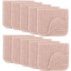 Picture of Comfy Cubs Muslin Burp Cloths 20" x 10", Pack of 10 - Large, 6-Layer, Ultra Absorbent 100% Cotton for Baby Drool and Messes - Soft, Safe & Gentle Baby Burp Cloths for Boys & Girls - Blush