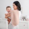 Picture of Comfy Cubs Muslin Burp Cloths 20" x 10", Pack of 10 - Large, 6-Layer, Ultra Absorbent 100% Cotton for Baby Drool and Messes - Soft, Safe & Gentle Baby Burp Cloths for Boys & Girls - Blush