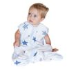 Picture of Premium Muslin Baby Sleeping Bag and Sack 18-36 Months, 0.5 TOG Lightweight Unisex Toddler Wearable Blanket , Blue and Beige,