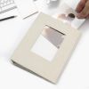 Picture of Vienrose Small Photo Album 4x6 holds 200 Photos 2 Pack, Mini Baby Photo Album Linen Cover for Gifts Wedding Family, Beige