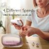 Picture of Momcozy Baby Nail File Electric, Rechargeable Baby Nail Clipper, Gentle Baby Nail Trimmer Electric with Night Light, 7 Grinding Head Replacement Pads, Pink