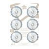Picture of Tommee Tippee Closer to Nature Baby Bottle Nipples, Medium Flow Breast-like, Anti-Colic Valve, Soft Silicone (3m+, 6 Count)