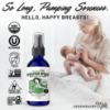 Picture of Legendairy Milk Pumping Spray 4 oz., Helps Sore Nipples & Clogged Ducts, Organic Lubricant for Breast Shields and Flanges, Vegan Breast Pump Spray, Natural & Lanolin-Free, Made in USA