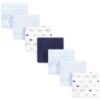 Picture of Luvable Friends Unisex Baby Cotton Flannel Receiving Blankets, Turtle 7-Pack, One Size