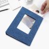 Picture of Vienrose Small Photo Album 4x6 holds 200 Photos 2 Pack, Mini Baby Photo Album Linen Cover for Gifts Wedding Family, Blue