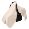 Picture of Comfy Cubs Baby Car Seat Cover - Soft, Breathable Bamboo Rayon and Muslin Cotton Blend - Lightweight Canopy for Sun, Bug, and Comfort Protection - Large Size Infant Seat Cover in Sand Design