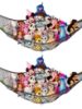 Picture of Lilly's Love Stuffed Animal Hammock | Corner Hanging Organizer, Stuffed Animal Storage | Easy to Hang Plushie Net w/Included Anchors & Hooks | Cute Room & Bedroom Decor (Black, 2 Pack)