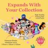 Picture of Lilly's Love Stuffed Animal Hammock | Corner Hanging Organizer, Stuffed Animal Storage | Easy to Hang Plushie Net w/Included Anchors & Hooks | Cute Room & Bedroom Decor (Black, 2 Pack)