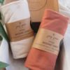 Picture of Bassinet Sheets 20x30 Inch for Graco Travel Lite Crib, Sense2Snooze, My View 4 in 1, Dream Suite and Guava Bassinet - 100% Jersey Cotton Fitted Sheets - Beige + Rusty Brown - 2 Pack