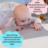 Picture of The Table Tyke 100% Silicone Placemat with Teething Edge Bumper/Spill Stopper | Dishwasher Safe, Travel Ready Non-Slip Suction Activity Mat for Infants, Babies, Toddlers, Children, Kids (Sage Green)