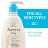 Picture of Aveeno Baby Daily Moisture Body Lotion for Delicate Skin, Natural Colloidal Oatmeal & Dimethicone, Hypoallergenic Moisturizing Baby Lotion, Fragrance-, Phthalate- & Paraben-Free, 12 fl. oz