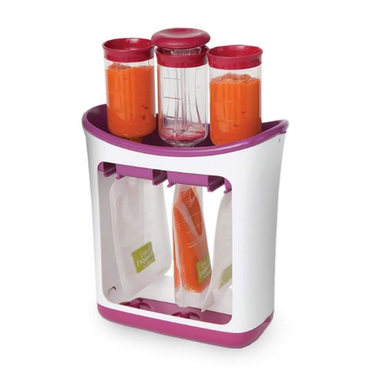 Picture of Infantino Squeeze Station For Homemade Baby Food, Pouch Filling Station For Puree Food For Babies And Toddlers, Dishwasher Safe And BPA-Free,Purple
