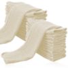 Picture of Cute Castle 24 Pack Muslin Burp Cloths for Baby - Ultra-Soft 100% Cotton Baby Washcloths - Large 20'' by 10'' Super Absorbent Milk Spit Up Rags - Burpy Cloths for Unisex, Boy, Girl -Ivory