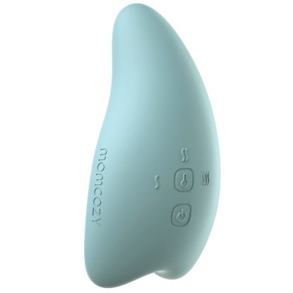 Picture of Momcozy Warming Lactation Massager 2-in-1, Soft Breast Massager for Breastfeeding, Heat + Vibration Adjustable for Clogged Ducts, Improve Milk Flow, Blue-Green