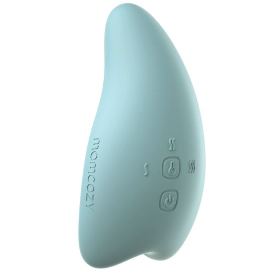 Picture of Momcozy Warming Lactation Massager 2-in-1, Soft Breast Massager for Breastfeeding, Heat + Vibration Adjustable for Clogged Ducts, Improve Milk Flow, Blue-Green