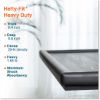Picture of Roving Cove HeftyFit Edge Corner Protector Baby Proofing (Large 18ft Edge 8 Corners), Heavy-Duty, Soft NBR Rubber Foam, Furniture Fireplace Safety Bumper Guard, 3M Adhesive, Onyx Black