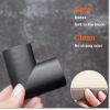Picture of Roving Cove HeftyFit Edge Corner Protector Baby Proofing (Large 18ft Edge 8 Corners), Heavy-Duty, Soft NBR Rubber Foam, Furniture Fireplace Safety Bumper Guard, 3M Adhesive, Onyx Black