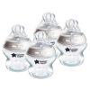 Picture of Tommee Tippee Natural Start Anti-Colic BPA Free Baby Bottles, 5oz, Newborn 0+ Months, Slow Flow Breast-Like Nipple, Designed for Seamless Transitions Between Bottle and Breast, Pack of 4