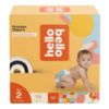 Picture of Hello Bello Premium Diapers Size 2, Honeysuckle Designs, 74ct Club Box, Hypoallergenic and Extra Absorbent