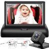 Picture of Baby Car Mirror with 4.3'' HD Night Vision Function Display, Safety Car Seat Camera with Wide Crystal Clear View, Easily Observe The Baby’s Move(Not USB)