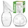 Picture of haakaa Manual Breast Pump for Breastfeeding 4oz/100ml and Ladybug Milk Collector 2.5oz/75ml Combo, Food-Grade Silicone