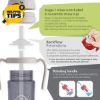 Picture of GROSMIMI Spill Proof no Spill Magic Sippy Cup with Straw with Handle for Baby and Toddlers, Customizable, PPSU, BPA Free 10 oz (White)
