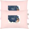 Picture of KeaBabies 2-Pack Toddler Pillow 14x20 - Soft Organic Cotton Kids Travel Bed Pillows for Sleeping, School, Nap, Machine Washable, Toddlers 2 to 5, Pillowcase Sold Separately (Mist Pink)