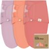 Picture of 3-Pack Organic Baby Swaddle Sleep Sacks - Swaddles for Newborns, Infant 0-3 Months, Baby Girls, Boys, Soft & Snug Newborn Sleep Sack, Nursery Swaddling Blankets (Vivacious)