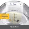Picture of Medela Breastmilk Storage Bags, 200 Count, Ready to Use Breast Milk Storing Bags for Breastfeeding, Self Standing Bag, Space Saving Flat Profile, Hygienically Pre-Sealed, 6 Ounce