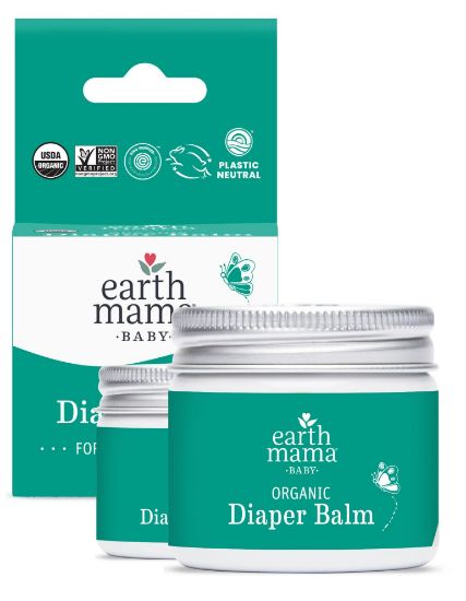 Picture of Earth Mama Organic Diaper Balm 2-Ounce | Diaper Cream for Baby | EWG Verified, Petroleum & Artificial Fragrance-Free with Calendula for Sensitive Skin (2-Pack)