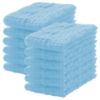 Picture of Lovely Care 12 Pack Muslin Burp Cloths 100% Cotton Muslin Cloths Large 20''x10'' Extra Soft and Absorbent Baby Burping Cloth - Aqua