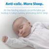 Picture of Dr. Brown's Natural Flow Anti-Colic Options+ Wide-Neck Baby Bottles 5 oz/150 mL,with Level 1 Slow Flow Nipple,4 Pack,0m+