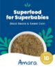 Picture of Amara Organic Baby Food - Stage 3 - Black Bean & Sweet Corn - Baby Cereal to Mix With Breastmilk, Water or Baby Formula - Shelf Stable Baby Food Pouches Made from Organic Veggies - 10 Pouches, 3.5oz Per Serving